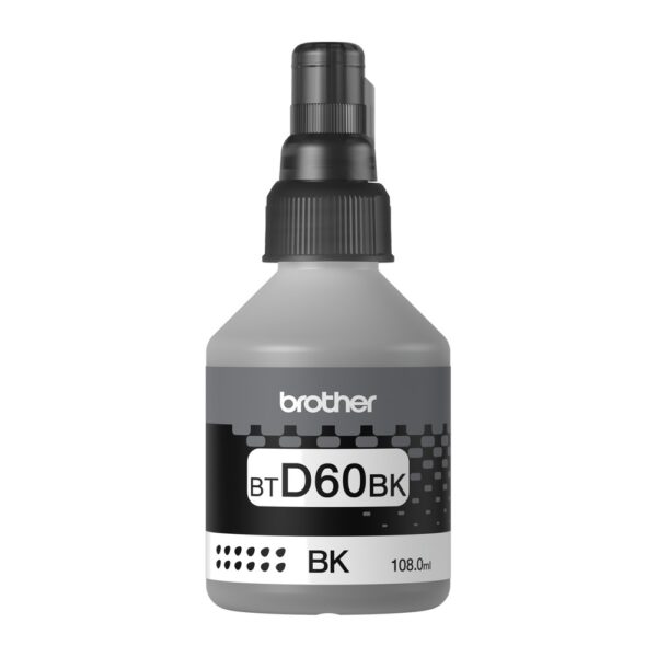 น้ำหมึกแท้ Brother BT-D60BK สีดำ ของแท้ สำหรับ DCP-T310 T420W T520W