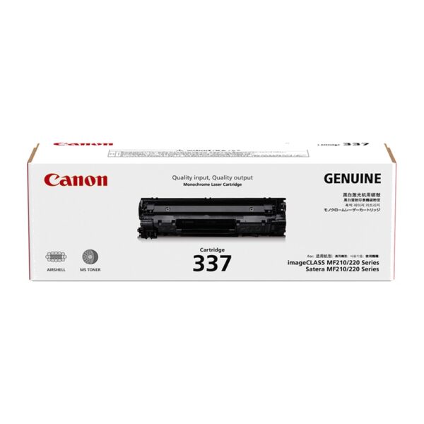 ตลับหมึกแท้ Canon 337 ของแท้ สำหรับ imageCLASS MF211 MF221d MF241d