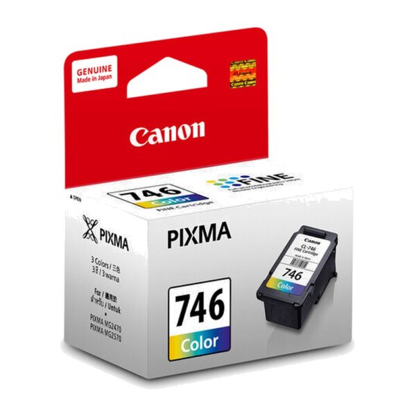 ตลับหมึกแท้ Canon CL-746 Color ของแท้ สำหรับ PIXMA MG2570S TS3170
