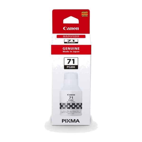 น้ำหมึกแท้ Canon GI-71 PGBK สีดำ ของแท้ สำหรับ PIXMA G1020 G2020 G3020