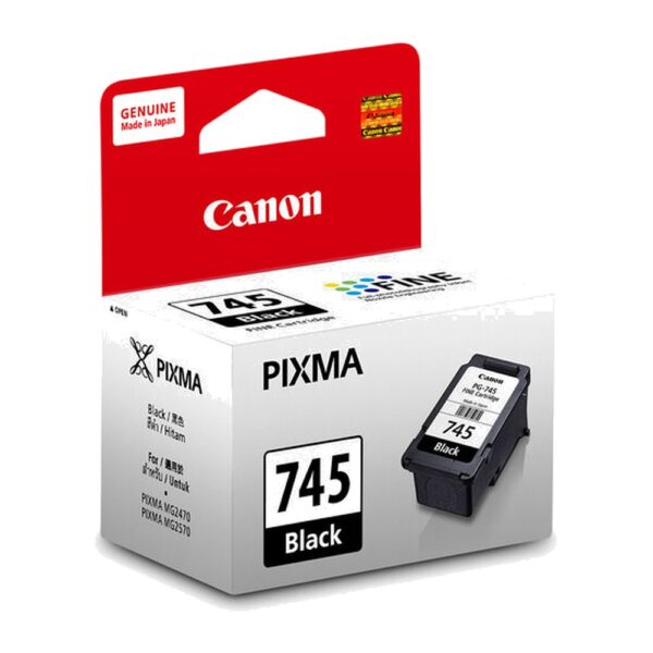 ตลับหมึกแท้ Canon PG-745 Black ของแท้ สำหรับ PIXMA MG2570S TS3170