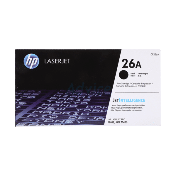 ตลับหมึกโทนเนอร์แท้ HP 26A (CF226A) ของแท้ สำหรับ LaserJet Pro M402 M426