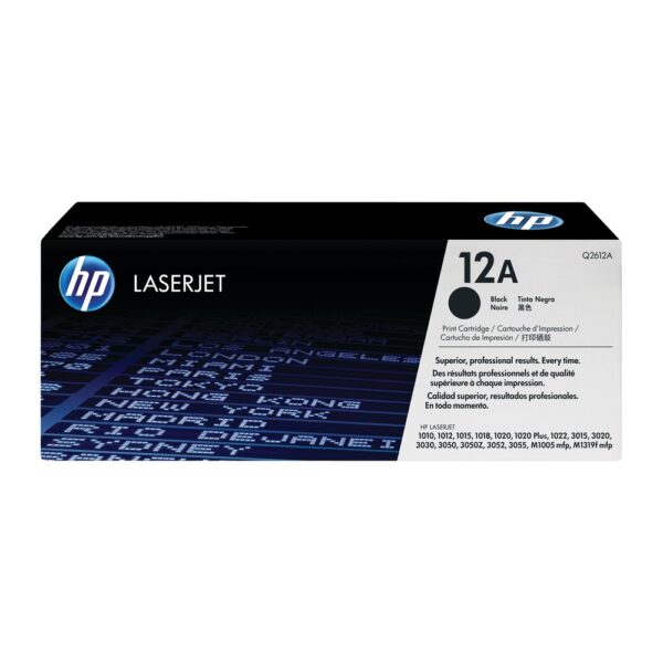 ตลับหมึกแท้ HP 12A Q2612A LaserJet